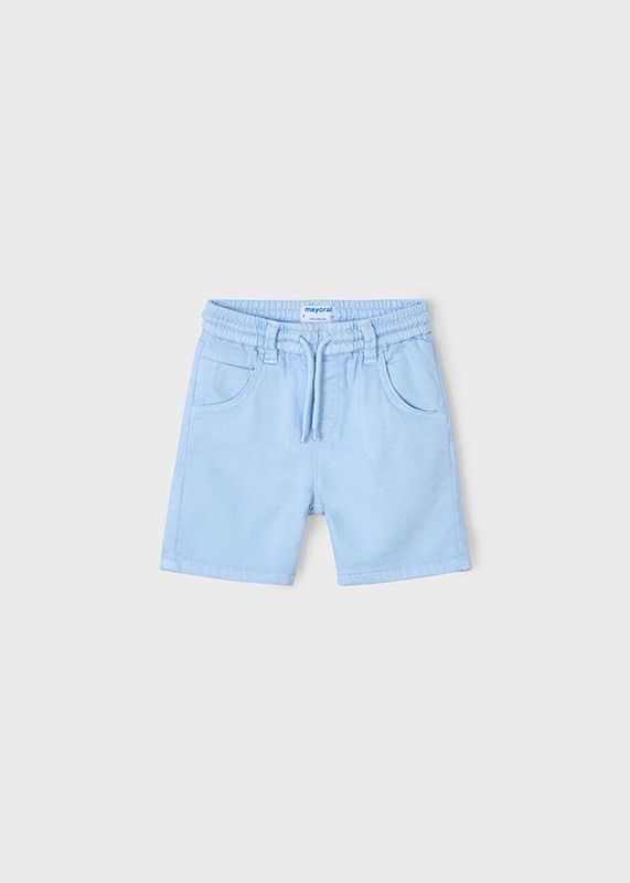 Bermuda avec lacets en sergé