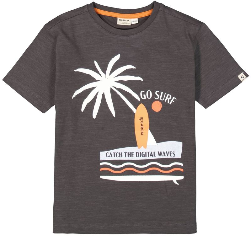 T-shirt gris foncé