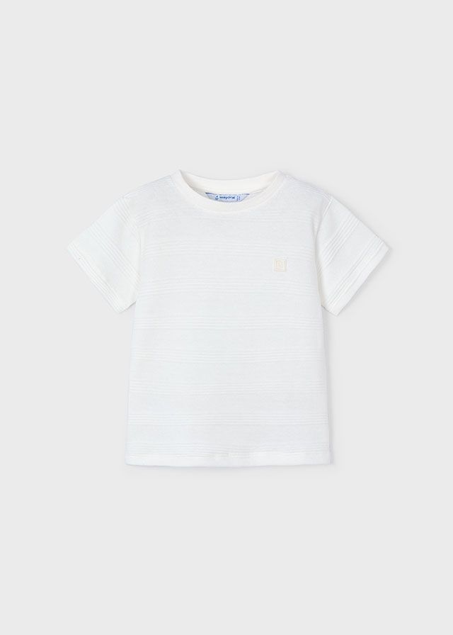 T-shirt structuré blanc