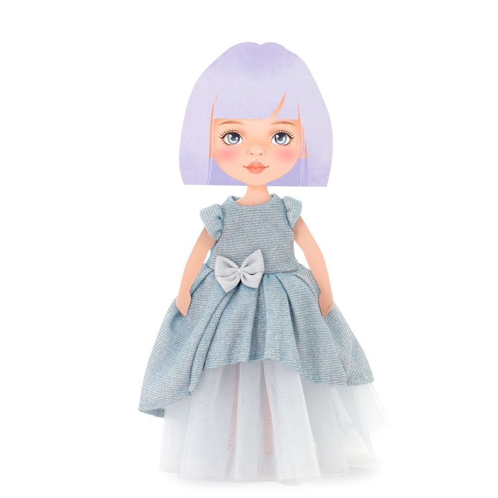 Robe poupée bleu clair