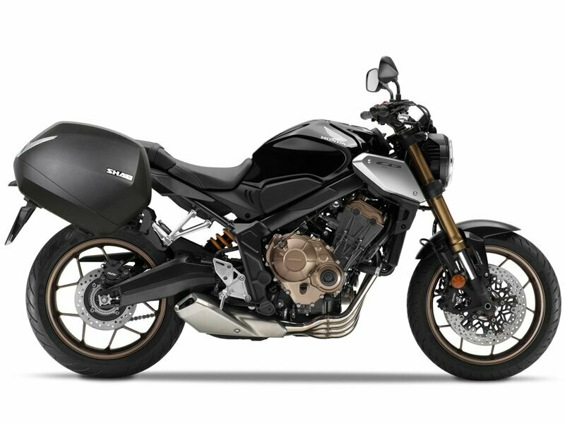 Honda CB 650 RA Neo Sports Cafe ABS/CBR 650 R (19-21 ) SHAD SH36 Carbon Koffer System 2x36 Liter inkl. Kofferträger Honda CB 650 RA Neo Sports Cafe ABS/CBR 650 R (19-21 ) SHAD SH36 Carbon Koffer System 2x36 Liter inkl. Kofferträger
