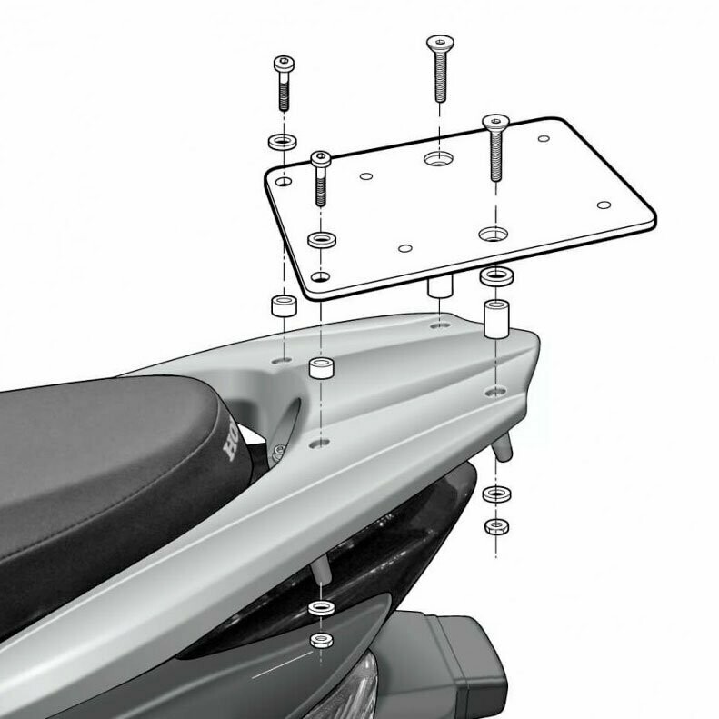 SHAD Topcaseträger Honda NSC 50/110/125 MPD Vision  ( 11-20 )