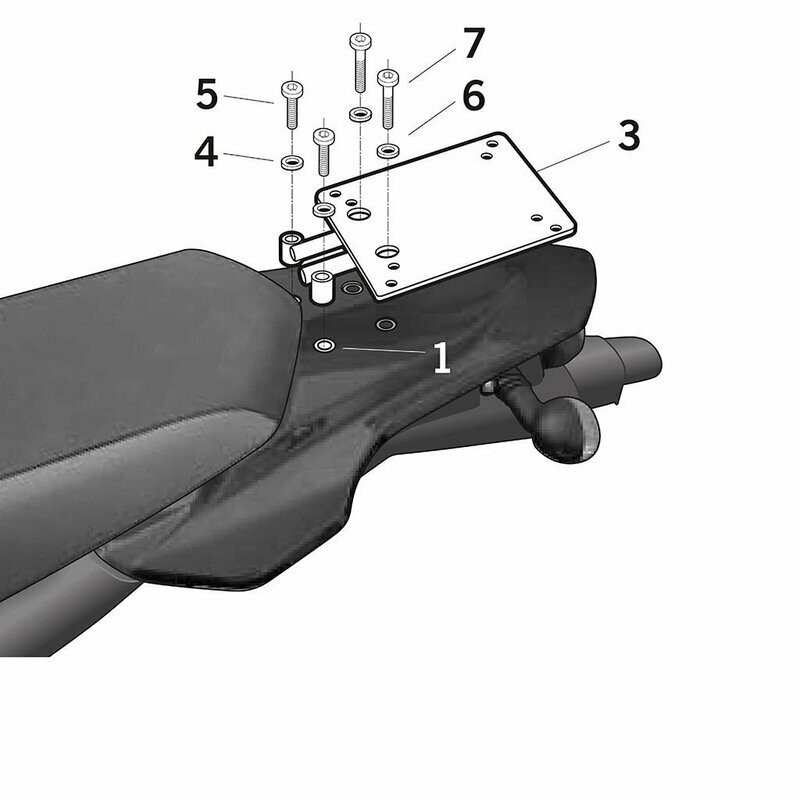 SHAD Topcaseträger / Top Master Honda NSS 300 Forza / ABS ( 07-20 )  