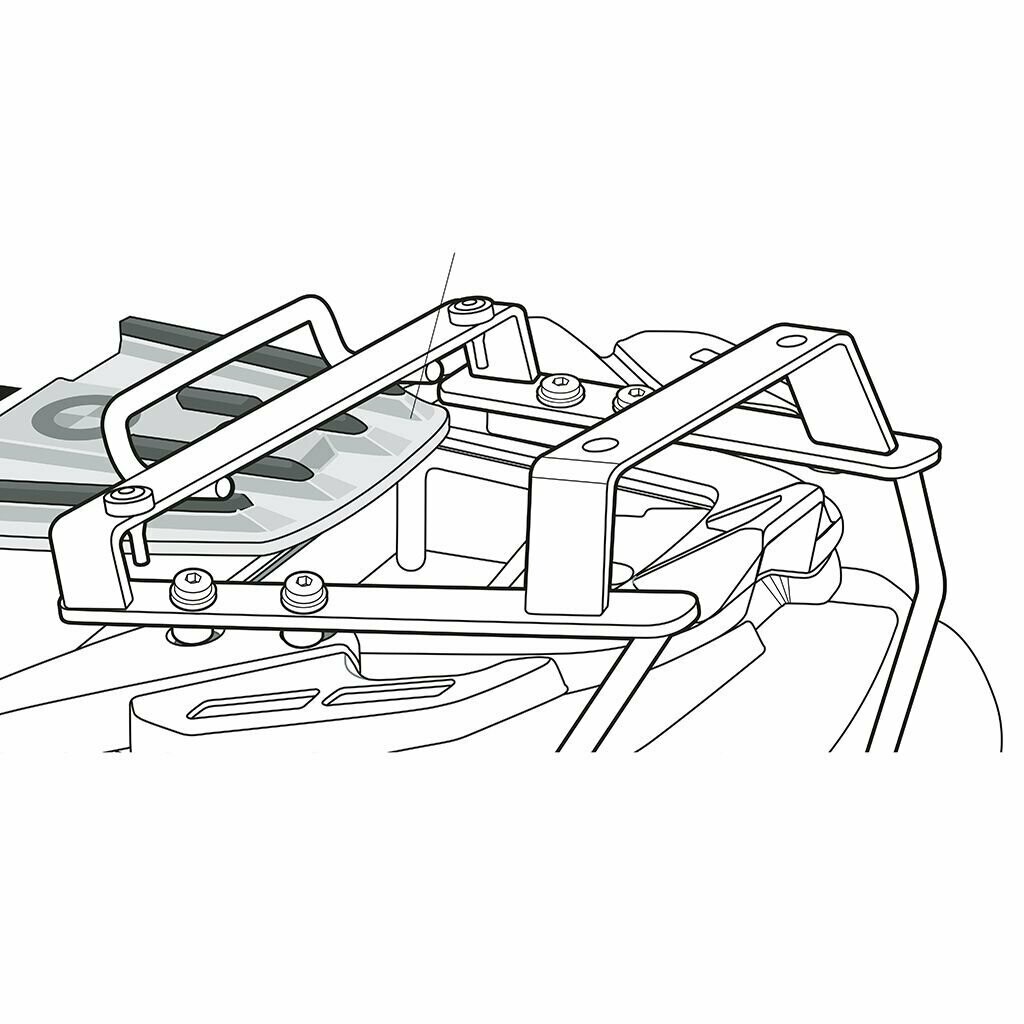 SHAD Topcaseträger / TopMaster BMW F 650 GS/ABS ( 00-08 ) 