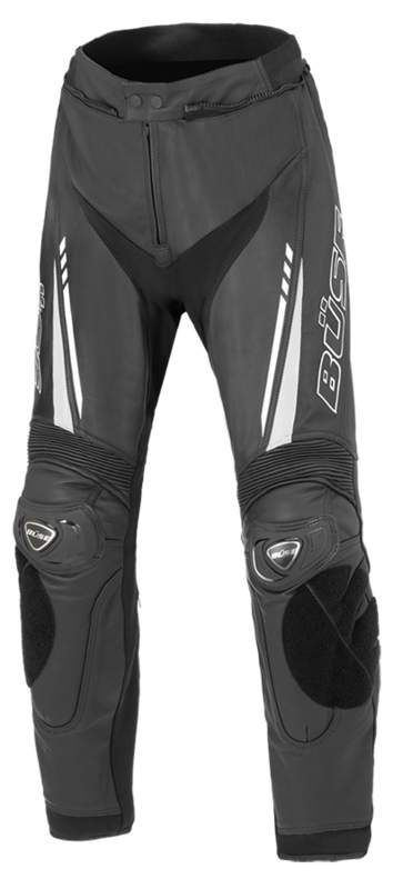 BÜSE Motorradhose Lederhose IMOLA schwarz/weiß BÜSE Motorradhose Lederhose IMOLA schwarz/weiß