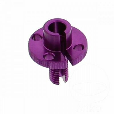 Pro-Bolt Einstellschraube Kupplungseinsteller M10 Flugzeugaluminium eloxiert farbe purple