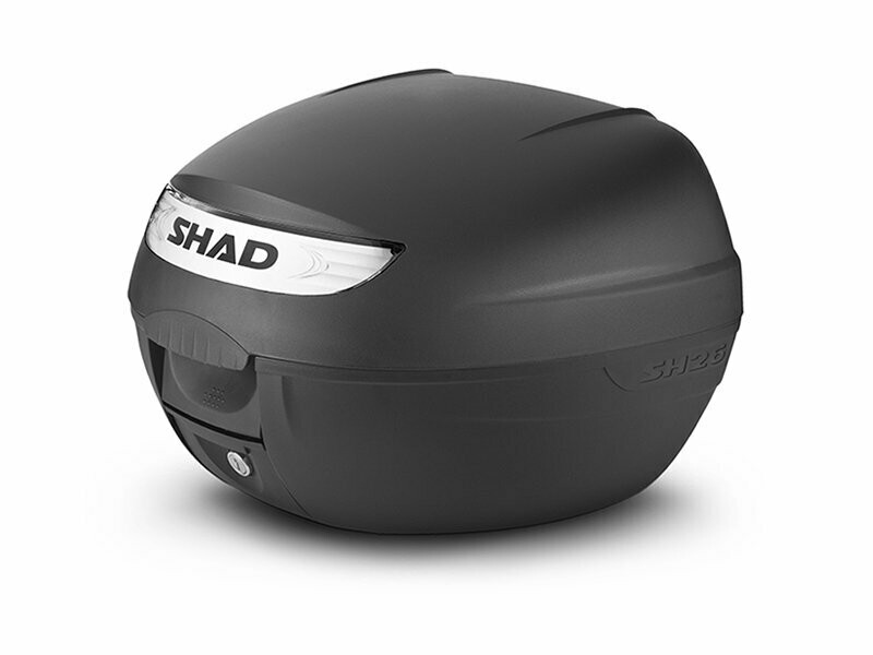SHAD Topcase SH26  schwarz pure mit Trägerplatte