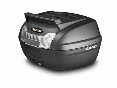 SHAD Topcase SH40 CARGO 40 Liter inkl. Gepäckablage  inkl. Trägerplatte