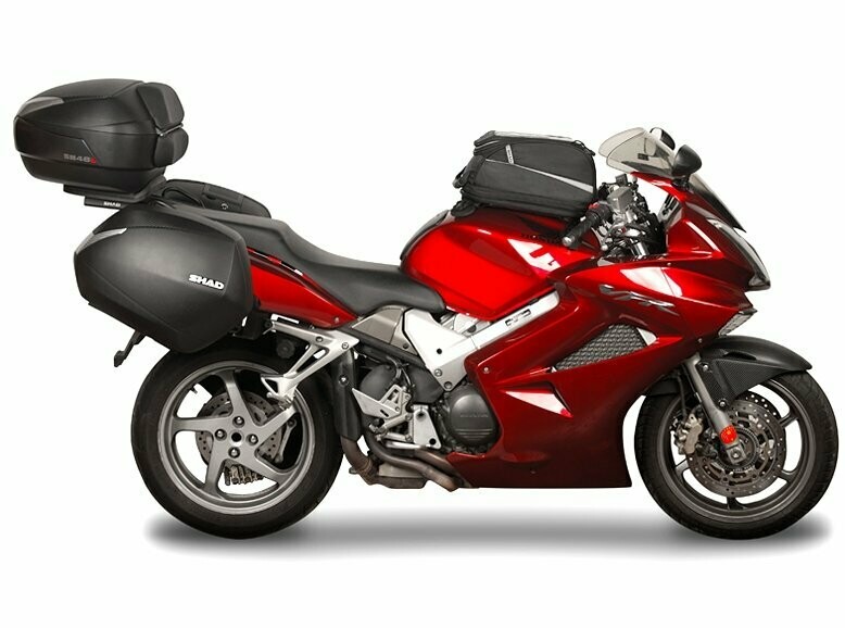 Honda VFR 800 / VTEC ABS RC46 ( 02-13 ) SHAD SH36 Carbon Koffer System 2x36 Liter inkl. Kofferträger