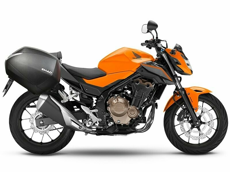 Honda CB 500 / CBR 500 FA/RA ABS (16-18) SHAD SH36 Carbon Koffer System 2x36 Liter inkl. Kofferträger Honda CB 500 / CBR 500 FA/RA ABS (16-18) SHAD SH36 Carbon Koffer System 2x36 Liter inkl. Kofferträger