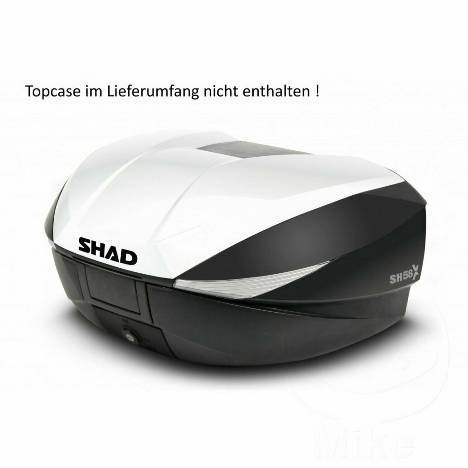 SHAD SH58X Topcase Zierdeckel  (Cover) weiß