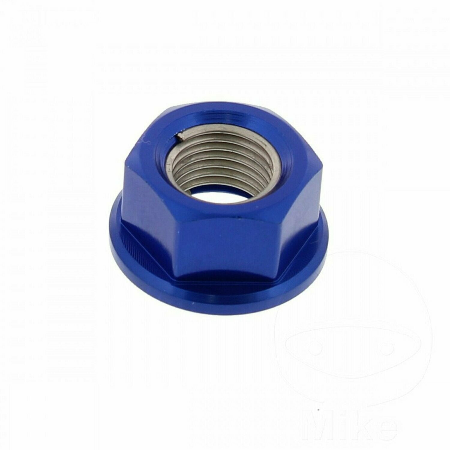 Pro-Bolt Kettenradmutter Aluminium farbig blau eloxiert M10x1.25mm