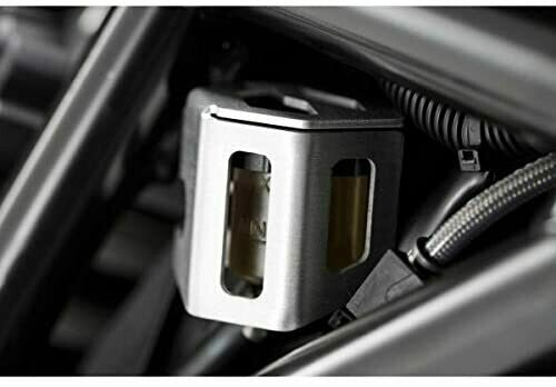 SW-MOTECH Bremsflüssigkeitsbehälter-Schutz Silbern. BMW F700GS (12-) F800GS / Adv. (13-). SW-MOTECH Bremsflüssigkeitsbehälter-Schutz Silbern. BMW F700GS (12-) F800GS / Adv. (13-).