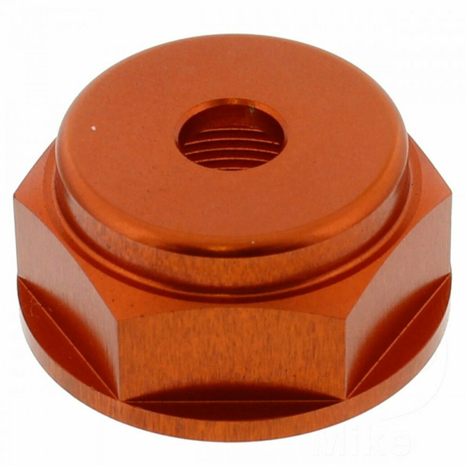 Pro-Bolt Lenkkopfmutter Lenkkopf geschlossen gebohrt Alu orange M22x1.00mm