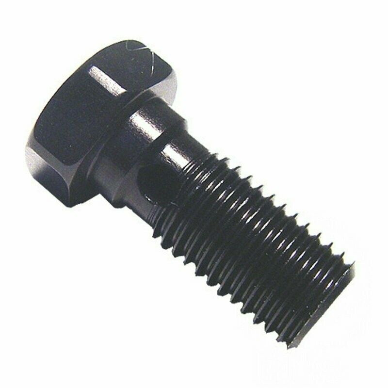 JMP Bremsleitung Stahlflexleitung Hohlschraube einfach M10X1.25 schwarz JMP Bremsleitung Stahlflexleitung Hohlschraube einfach M10X1.25 schwarz
