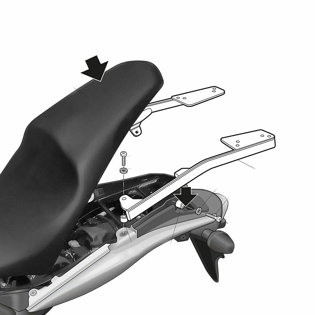SHAD Topcaseträger / TopMaster Honda CB 600 F Hornet / ABS (07-10) 