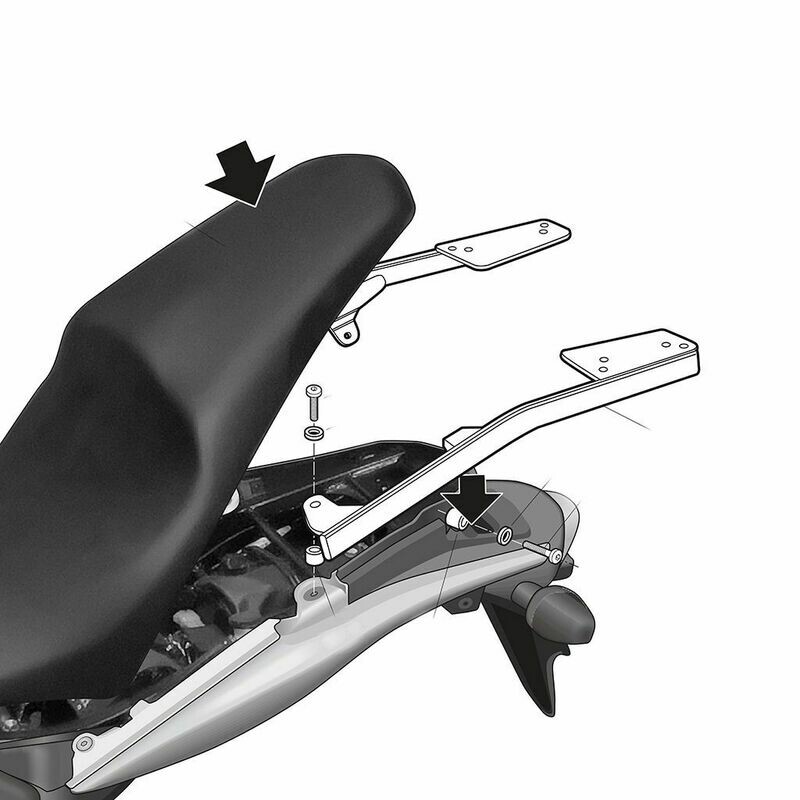 SHAD Topcaseträger / TopMaster Honda CB 600 F Hornet / ABS (07-10) 