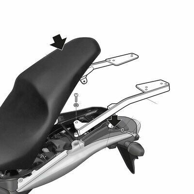 SHAD Topcaseträger / TopMaster Honda CB 600 F Hornet / ABS (07-10) 