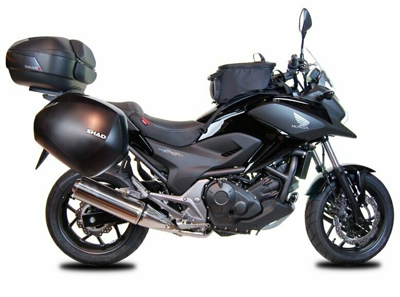 Honda NC 700/750 S/X DTC ABS / NC 750 D Integra (12-15) SHAD SH36 Carbon Koffer System 2x36 Liter inkl. Kofferträger Honda NC 700/750 S/X DTC ABS / NC 750 D Integra (12-15) SHAD SH36 Carbon Koffer System 2x36 Liter inkl. Kofferträger