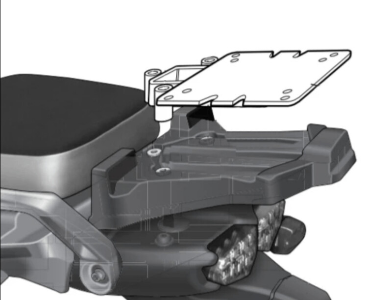 SHAD Topcaseträger / TopMaster Yamaha XT 1200 ZA Super Tenere/Woldcrosser ABS  (10-21) 