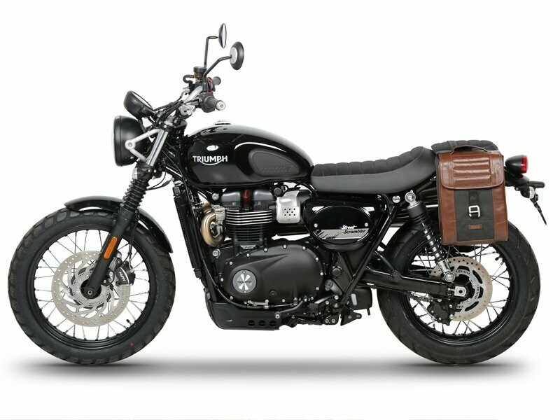 Triumph Street Scrambler 900 EFI ABS (18-22) SHAD Satteltaschenträger SR links inkl. Tasche SR38 links Triumph Street Scrambler 900 EFI ABS (18-22) SHAD Satteltaschenträger SR links inkl. Tasche SR38 links