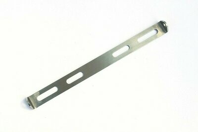 Kellermann Montageblech schwarz / chrom / 174mm / 204 mm