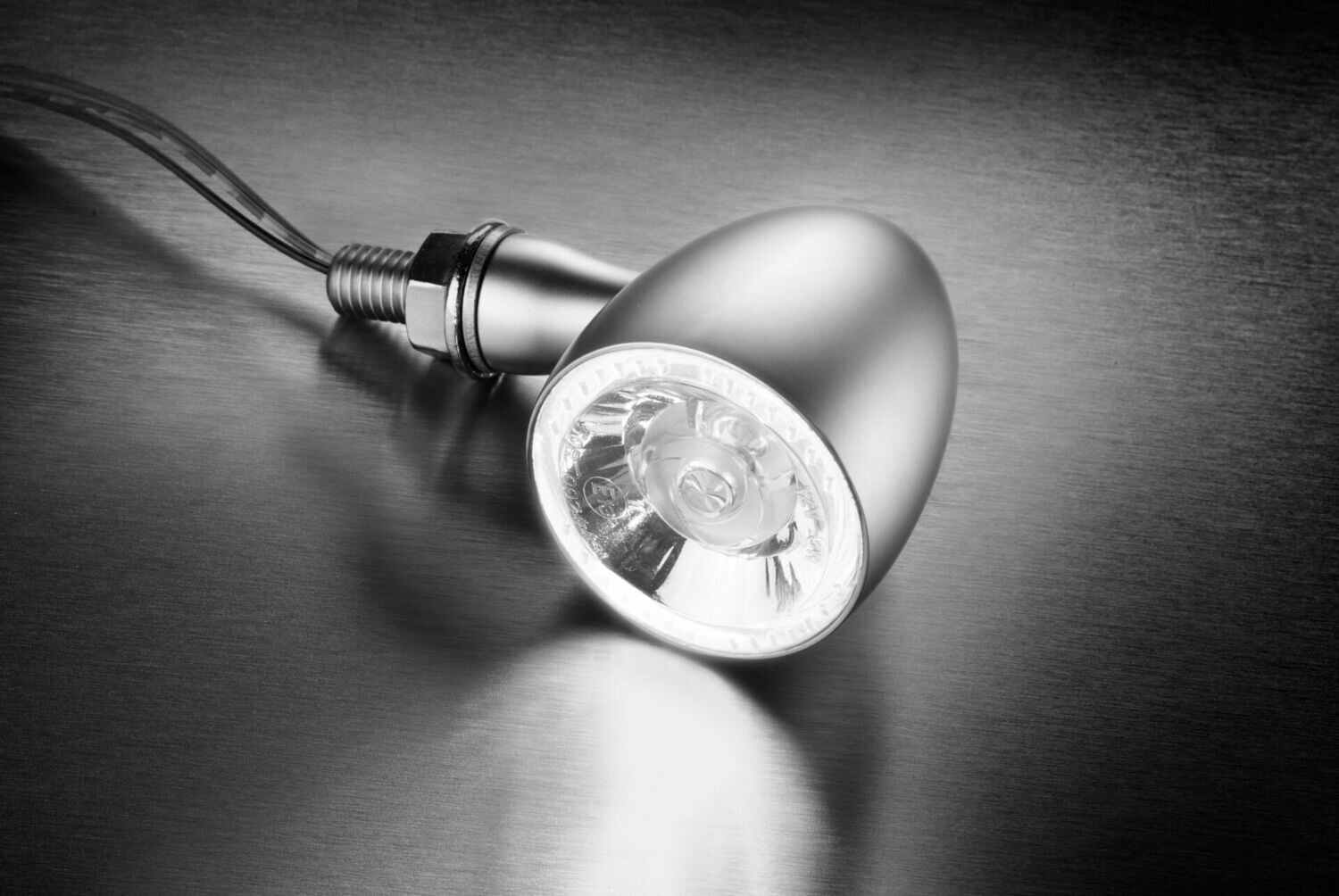 Kellermann Bullet 1000® PL / white Motorradblinker mit Positionslicht, LED, zugelassen für vorne