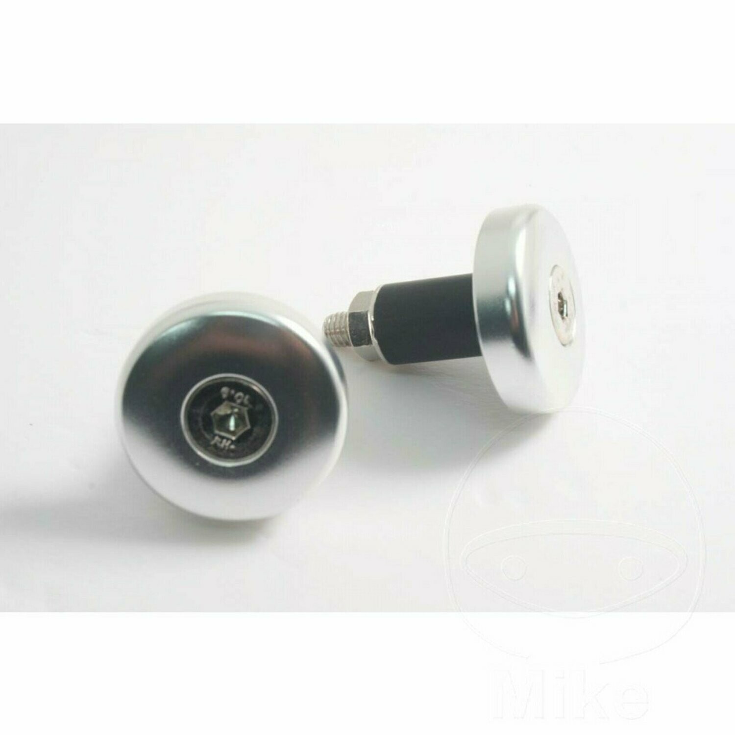 JMP Lenkerenden alu silber 17mm