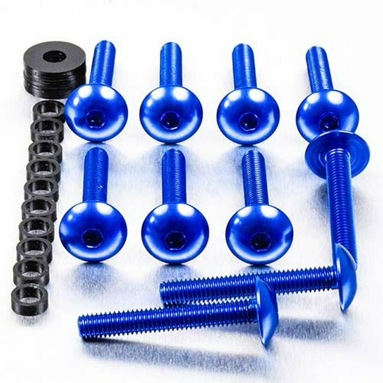 Pro-Bolt Alu Linsenkopfschraube blau M6 x (1.00mm) x 40mm Paket x 10