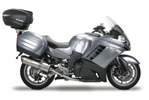 SHAD Topcaseträger / TopMaster Kawasaki GTR 1400/ Kawasaki KLZ 1000 A Versys ABS (07-22) , Modell: KAWASAKI  KLZ 1000 Versys	JKALZT00AAA/LZT00A / LZT00B	12 - 14