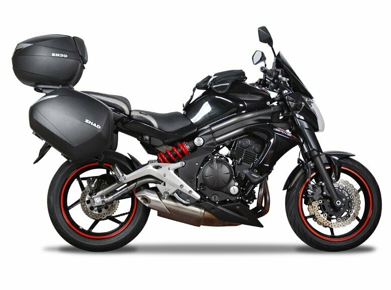 Kawasaki 650 ER-6F/ ER- 6N ABS (12-16) SHAD SH36 Carbon Koffer System 2x36 Liter inkl. Kofferträger