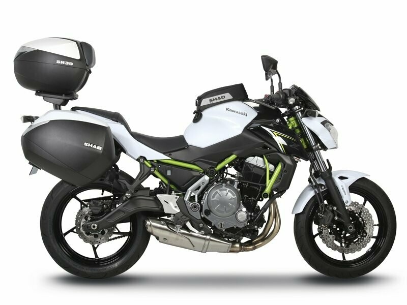 Kawasaki Ninja 650 K/M/Z 650 H/ ABS (17-22) SHAD SH36 Carbon Koffer System 2x36 Liter inkl. Kofferträger Kawasaki Ninja 650 K/M/Z 650 H/ ABS (17-22) SHAD SH36 Carbon Koffer System 2x36 Liter inkl. Kofferträger
