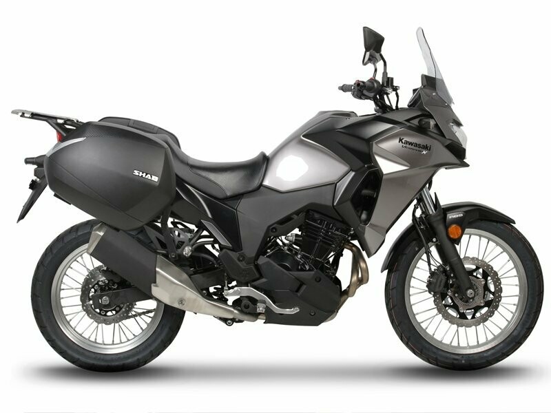 Kawasaki KLE 300 C Versys X ABS (17-22) SHAD SH36 Carbon Koffer System 2x36 Liter inkl. Kofferträger Kawasaki KLE 300 C Versys X ABS (17-22) SHAD SH36 Carbon Koffer System 2x36 Liter inkl. Kofferträger