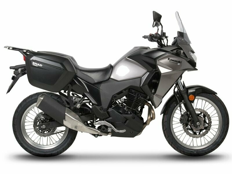 Kawasaki KLE 300 C Versys X ABS (17-22) SHAD SH23 Koffer System 2x23 Liter inkl. Kofferträger Kawasaki KLE 300 C Versys X ABS (17-22) SHAD SH23 Koffer System 2x23 Liter inkl. Kofferträger