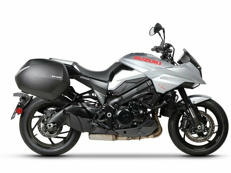 Suzuki GSX-S 1000 SRQ Katana ABS (19-22) SHAD SH36 Carbon Koffer System 2x36 Liter inkl. Kofferträger Suzuki GSX-S 1000 SRQ Katana ABS (19-22) SHAD SH36 Carbon Koffer System 2x36 Liter inkl. Kofferträger