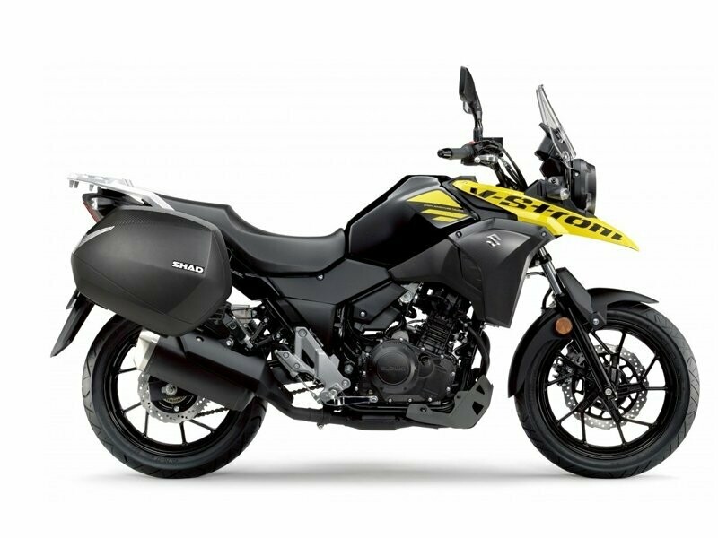 Suzuki DL 250 V-Strom ABS (17-20) SHAD SH36 Carbon Koffer System 2x36 Liter inkl. Kofferträger