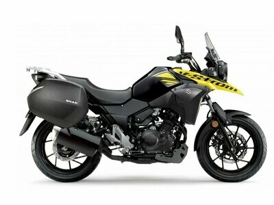 Suzuki DL 250 V-Strom ABS (17-20) SHAD SH36 Carbon Koffer System 2x36 Liter inkl. Kofferträger
