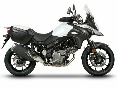 Suzuki V-Strom DL 650 A/ DL 650 XT A (17-23) SHAD SH23 ALU Koffer System 2x23 Liter inkl. Kofferträger Suzuki V-Strom DL 650 A/ DL 650 XT A (17-23) SHAD SH23 ALU Koffer System 2x23 Liter inkl. Kofferträger