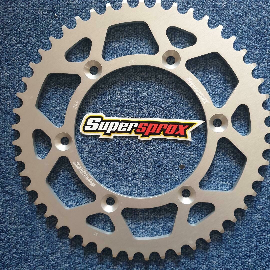 Supersprox Alu-Kettenrad Supersprox 520 - 49Z (silber) Aprilia