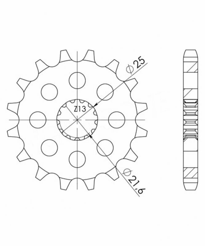 Kettenritzel Supersprox 525-16Z