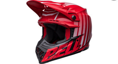 BELL Moto-9S Flex Offroadhelm - Sprint Matte/Gloss Red/Black