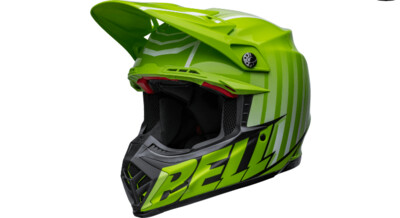 BELL Moto-9S Flex Offroadhelm - Sprint Matte/Gloss Green/Black