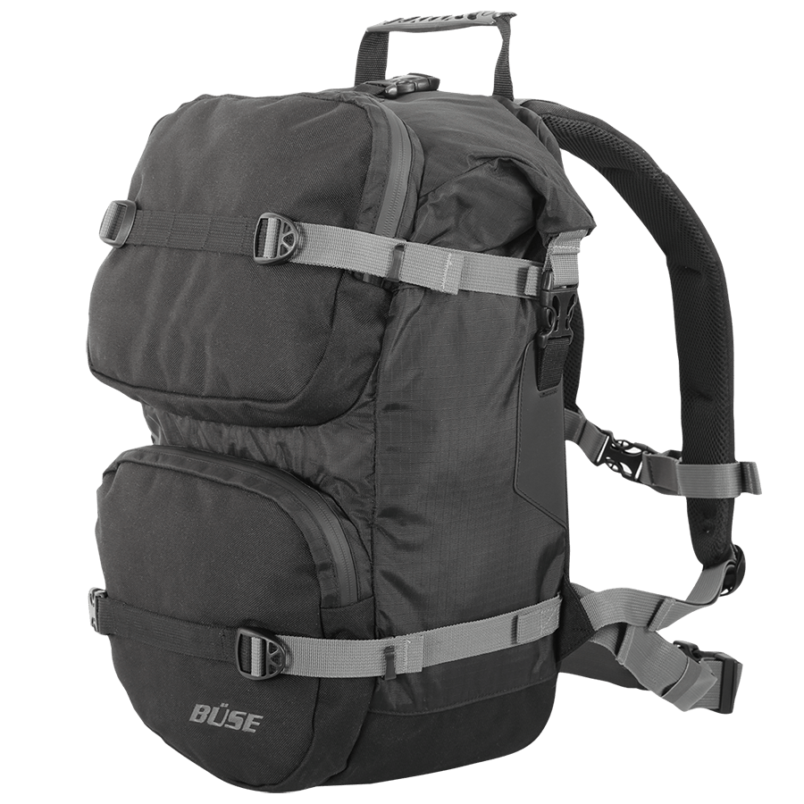 BÜSE Travel und More Rucksack schwarz
