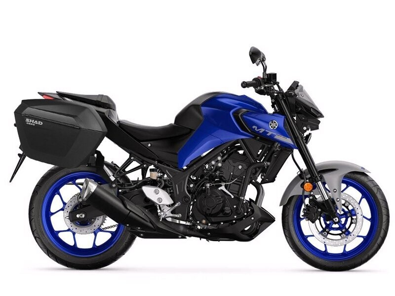 Yamaha MT-03 320 A ABS (21-) SHAD SH23 Koffer System 2x23 Liter inkl. Kofferträger