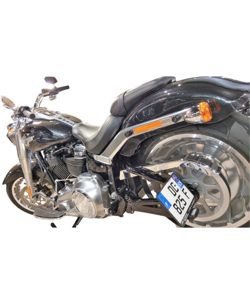 Harley-Davidson FLFB Fat Boy 114-107 Seitlicher Kennzeichenhalter ACCESS DESIGN