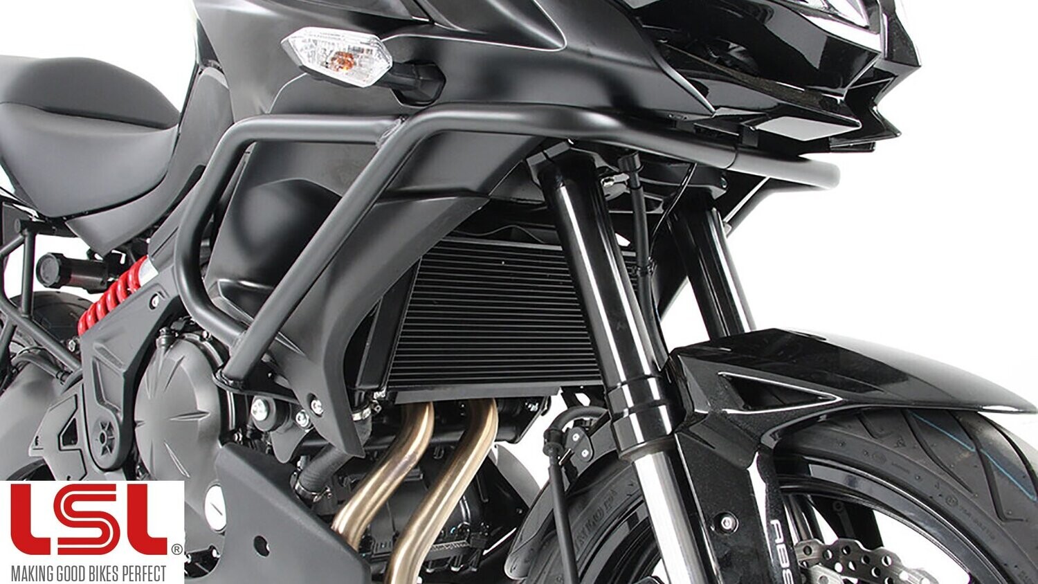 LSL Oberer Sturzbügel Kawasaki KLE 650 Versys (2015-2022), schwarz