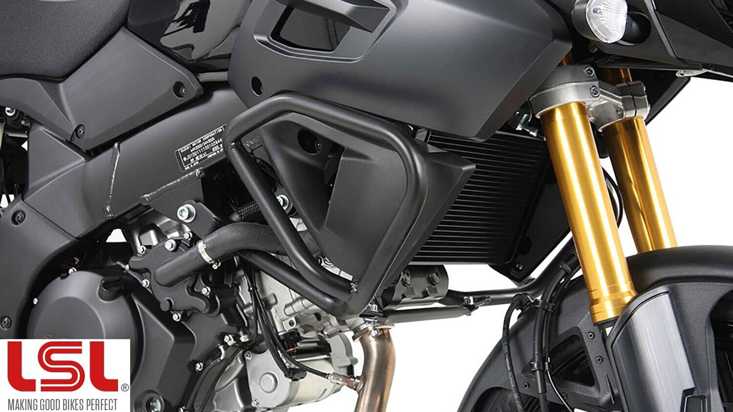 LSL Sturzbügel Suzuki DL 1000 V-Strom ABS (2014-2016), schwarz