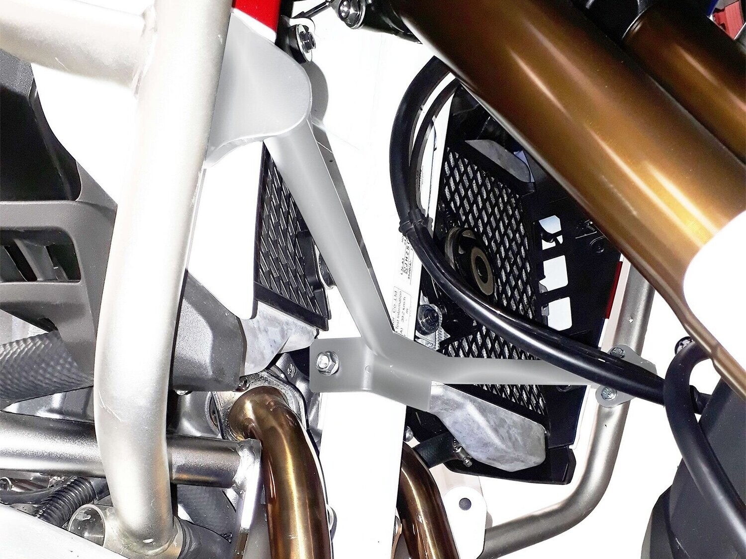 Hepco&Becker Versteifungsbügel für Original Honda Tankschutzbügel silber für Honda Africa Twin Adventure Sports/DCT (2018-2019)