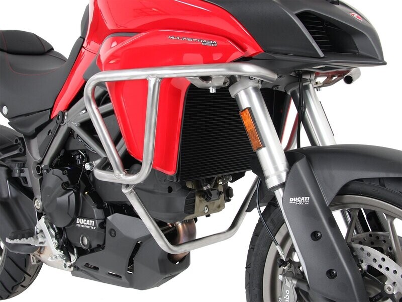 Hepco&Becker Ducati Multistrada 950/S (2017-) Tankschutzbügel schwarz / Edelstahl