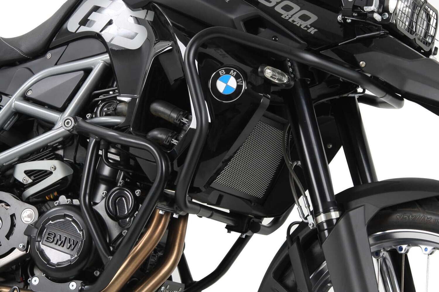 Hepco&Becker BMW F650GS Twin (2008-2011) Tankschutzbügel für Kombination mit Motorschutzbügel, Farbe: schwarz